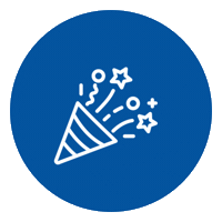 Party Sticker Sticker by Nussbaum Medien