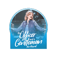 jwponstage musicals officer and a gentleman officergentuk Sticker
