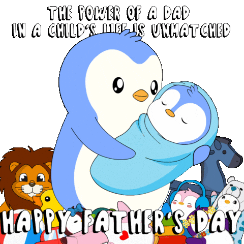 Fathers Day Penguin Sticker by Pudgy Penguins