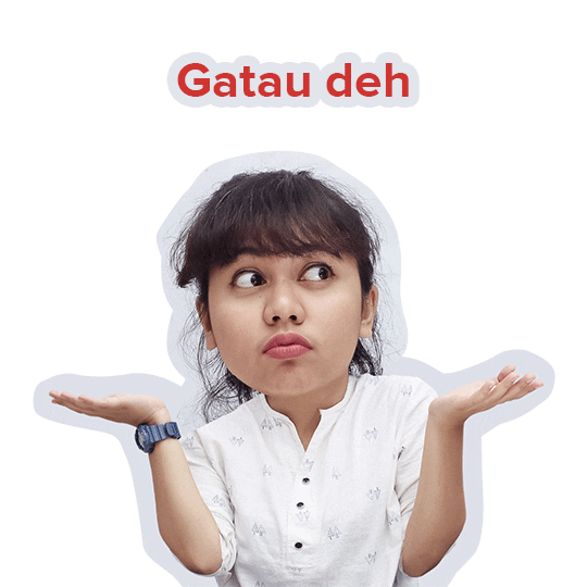 Gatau Idk Sticker by Kulina