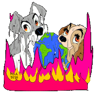 Lady And The Tramp Disney Sticker by deladeso