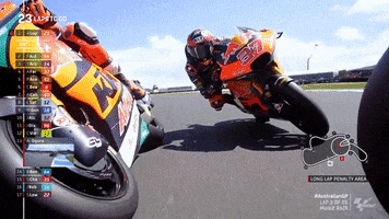 Fight Racing GIF by MotoGP