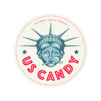 Logo Usa Sticker by USCandy