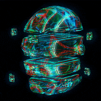 1mposter art animation loop 3d GIF