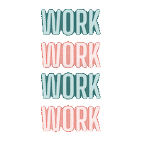 StudioSoos work workworkwork studiosoos Sticker