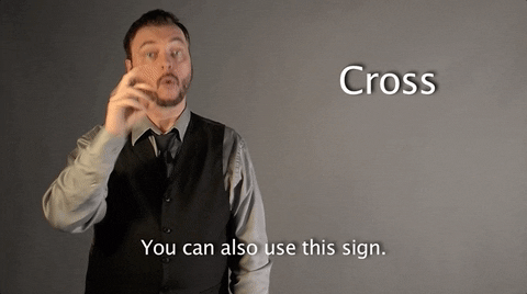 sign language cross GIF by Sign with Robert