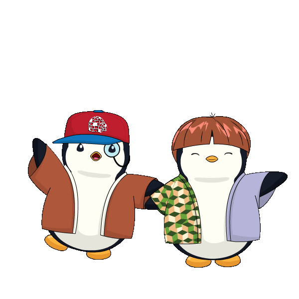 Wave Hello Sticker by Pudgy Penguins