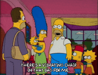 Vibrating Season 3 GIF by The Simpsons