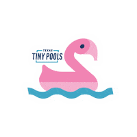Flamingo Floatie Sticker by Texas Tiny Pools