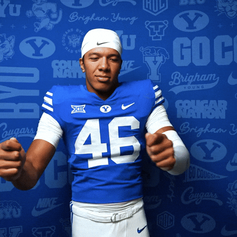 College Football Go Cougs GIF by BYU Cougars