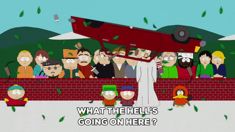 wondering eric cartman GIF by South Park 