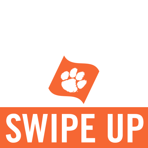 Swipe Up Sticker by Clemson Alumni