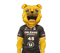 OLB basketball bulldog mascotte olb Sticker