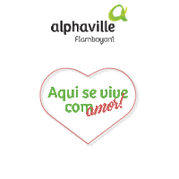 alphavilleflamboyant amor casa lar tudomkt Sticker