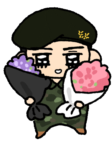 V 방탄 Sticker