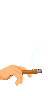 Smoke Smoking Sticker by Club Pasión Habanos