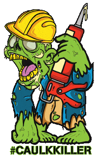 Zombie Caulking Sticker by Worldwide Paint Crew