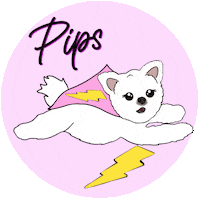 Superdog Pips Sticker
