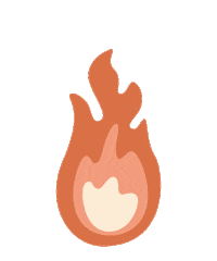 sveta_belaya illustration flame vector cel animation Sticker