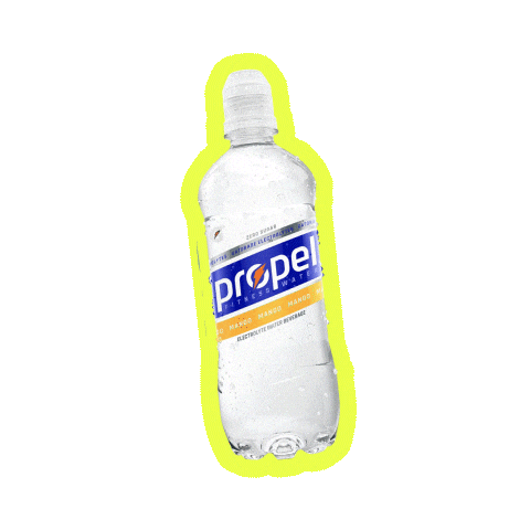 Water Bottle Sticker by propelwater