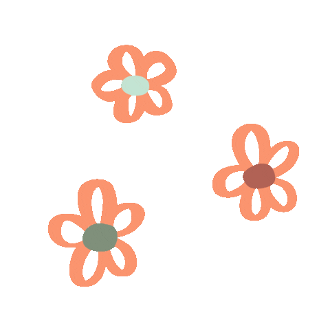 Flower Peach Sticker