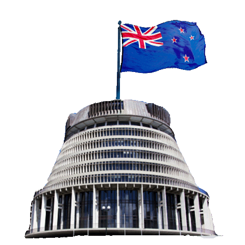 maori beehive Sticker by WellingtonNZ