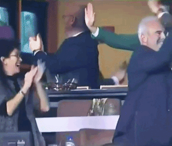 high five cringe GIF by Cheezburger