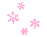 Pink Snowflake Sticker by Sydney Sadick