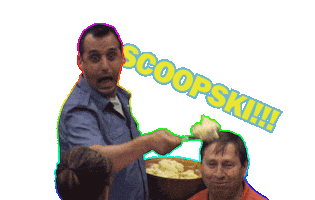 Eat Mashed Potatoes Sticker by truTV’s Impractical Jokers