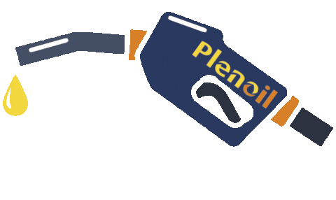 Driving Gas Station Sticker by Plenoil