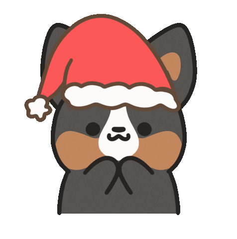 Christmas Greeting Sticker by corgiyolk