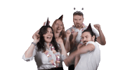 Party Celebrating Sticker by Schrack for Students - SfS