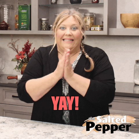 TheSaltedPepper giphygifmaker yay the salted pepper GIF