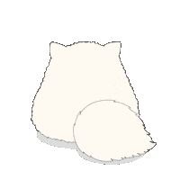 Cat Dog Sticker by moimoimoinen