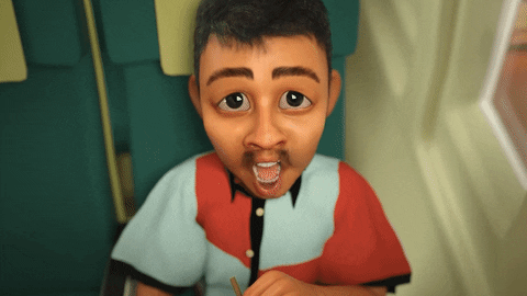 Animation Smoking GIF by Cuco