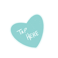 Stormfromjupiter love heart blue light Sticker