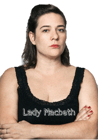 Lady Macbeth Shakespeare Sticker by Dmonos Producciones