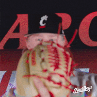 Stare Down College Baseball GIF by Cincinnati Bearcats