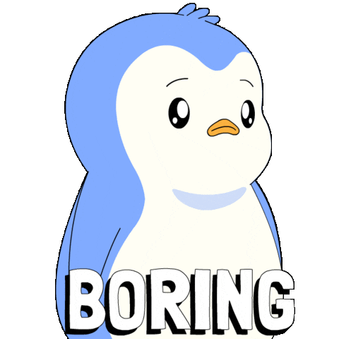 Bored Penguin Sticker by Pudgy Penguins
