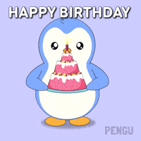 Happy Birthday GIF by Pudgy Penguins