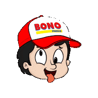 bonopneusoficial mascote rodando bono pneus Sticker