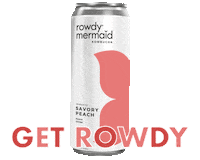 rowdymermaid kombucha get rowdy getrowdy rowdymermaid Sticker