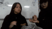 bluueshrooms friends gay winning rock paper scissors GIF
