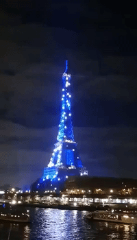 Eiffel Tower Sparkles as Paris Celebrates NYE