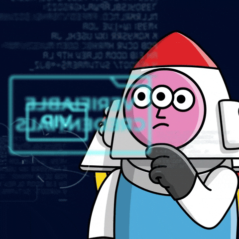 Confused Big Brain GIF by Moca Network