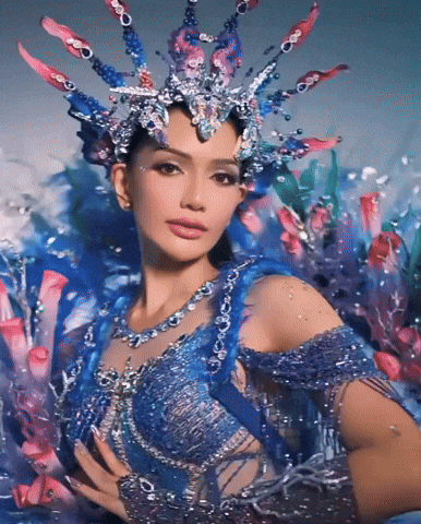 Miss International National Costume GIF