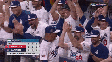 Celebrate Los Angeles Dodgers GIF by MLB