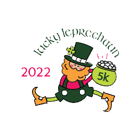 St Patrick Running Sticker by Fit2Run, The Runner's Superstore
