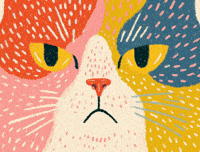 Angry Cat GIF by Clemens Posch