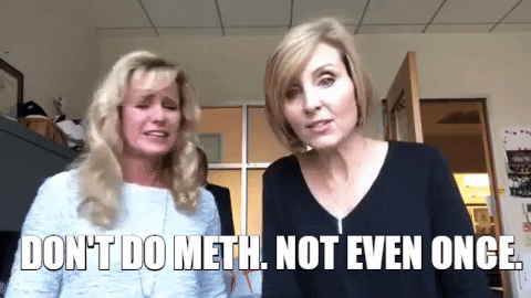 Chicksonright giphygifmaker meth chicks on the right mock and daisy GIF